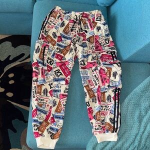 adidas x Ivy Park IVP Ski Sweat Pants Multicolor Unisex Size M NWT